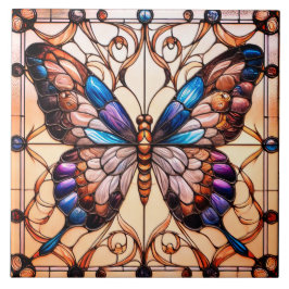 Azulejo Cerámico de Mariposa