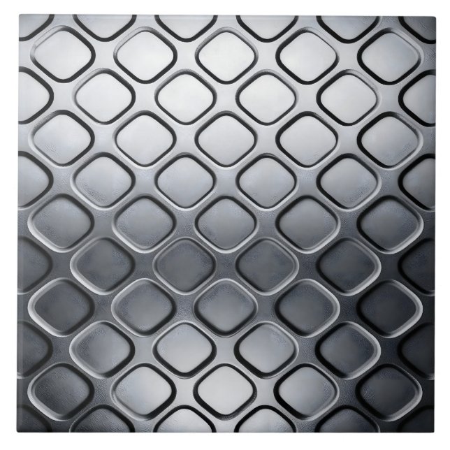 Azulejo Cerámico de Metal Embutido (Frente)