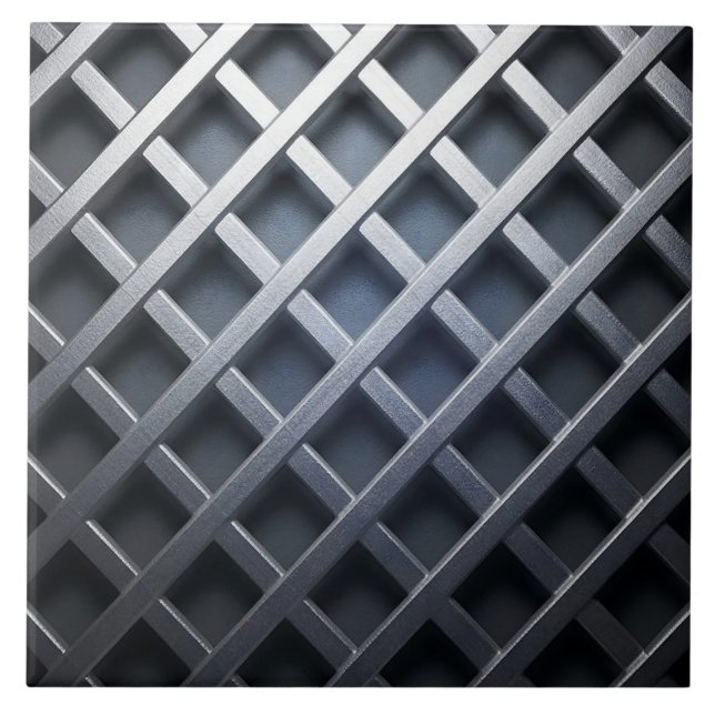 Azulejo Cerámico de Metal Relevado (Frente)