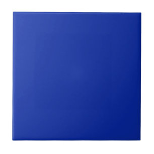 Azulejo Cerámico de Patrón Fractal 2: Azul Real