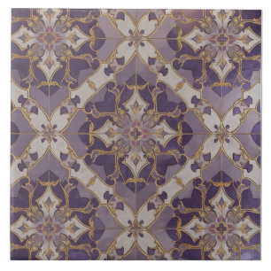 Azulejo Cerámico de Patrón Marroquí Modernista