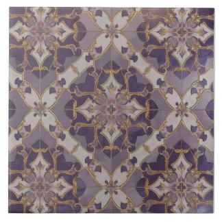 Azulejo Cerámico de Patrón Marroquí Modernista