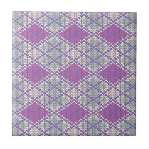 AZULEJO CERÁMICO DE PUNTO ARGYLE LILAC 4.25x4.25