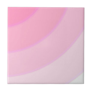 Azulejo Cerámico de Remolinos Rosados