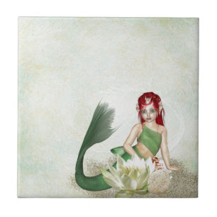 Azulejo Cerámico de Sirena