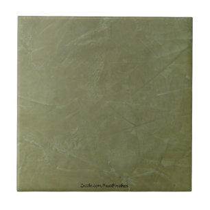 Azulejo Cerámico de Yeso Veneciano Verde Toscano