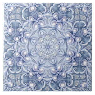 Azulejo Cerámico Decorativo Azul