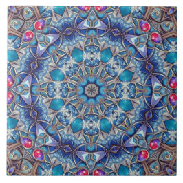 Azulejo Cerámico Decorativo Azul