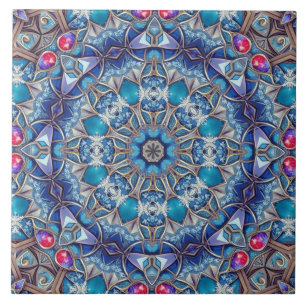 Azulejo Cerámico Decorativo Azul