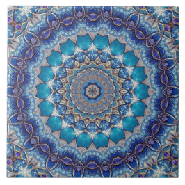 Azulejo Cerámico Decorativo Azul