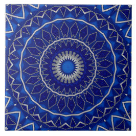 Azulejo Cerámico Decorativo Azul
