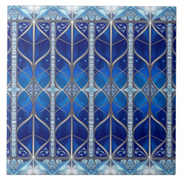 Azulejo Cerámico Decorativo Azul