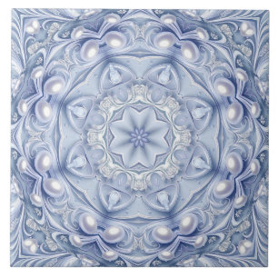 Azulejo Cerámico Decorativo Azul