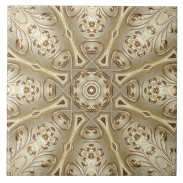 Azulejo Cerámico Decorativo de Oro