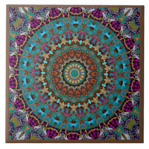 Azulejo Cerámico Decorativo Mandala