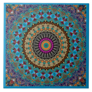 Azulejo Cerámico Decorativo Mandala