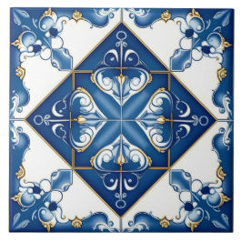 Azulejo Cerámico Decorativo Mediterráneo Español A