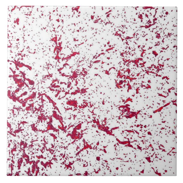 Azulejo Cerámico - Diseño de Pintura Salpicada2 (Frente)