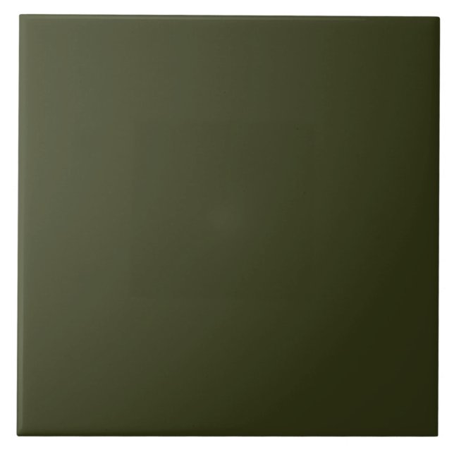 Azulejo Cerámico - Esmalte Verde 02 (Frente)