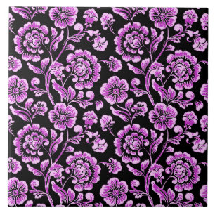 Azulejo Cerámico Floral