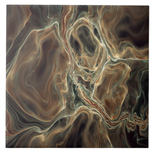 Azulejo cerámico fractal moderno