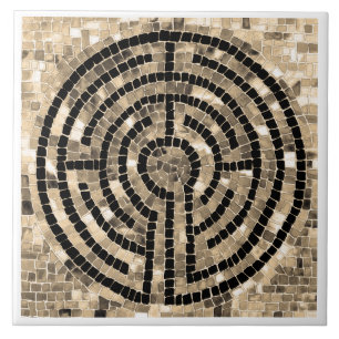 Azulejo Cerámico LABERINTO V 6x6 - Blanco