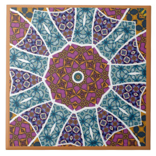 Azulejo Cerámico Mandala Decorativo