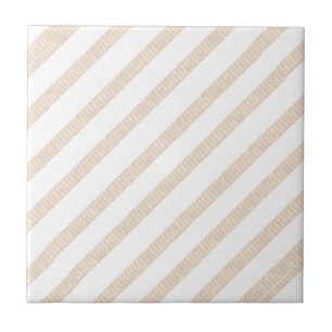 Azulejo Cerámico Moderno Clásico Beige con Rayas