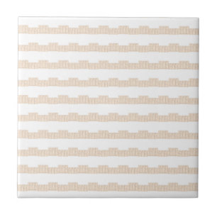 Azulejo Cerámico Moderno Clásico Beige y Blanco co