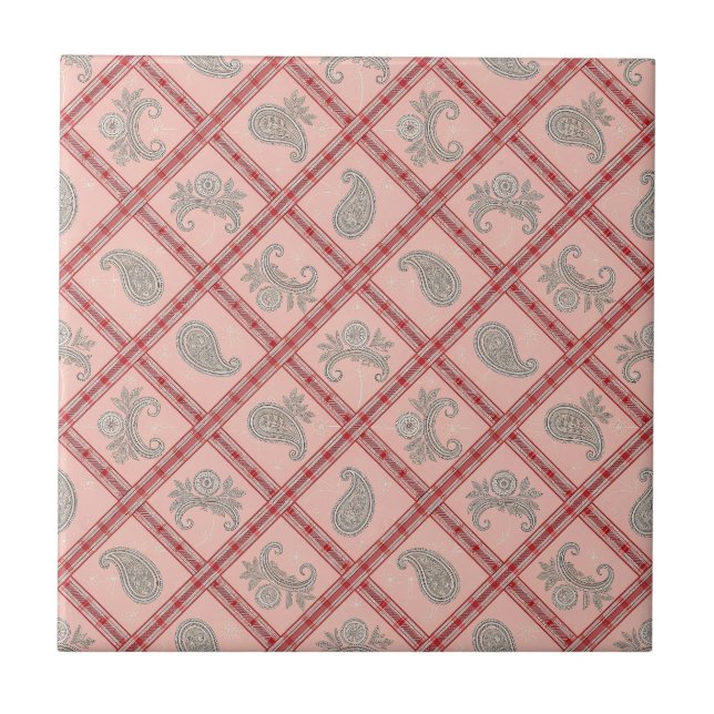 Azulejo Cerámico Paisley (Frente)