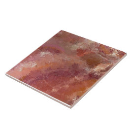 Azulejo Cerámico Pastel de Naranja con Grietas