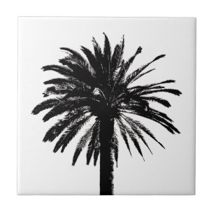 Azulejo cerámico personalizado con silueta de palm