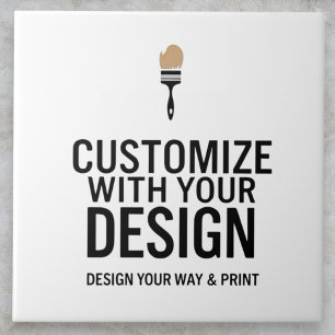 Azulejo Cerámico Personalizado Minimalista de Empr