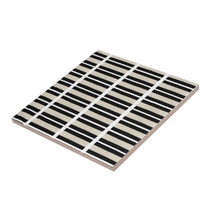 Azulejo Cerámico Raya Negra y Blanca
