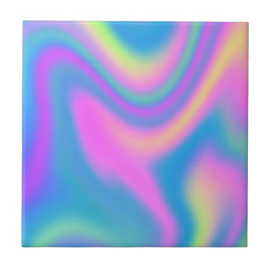 Azulejo Cerámico Tie Dye Holográfico