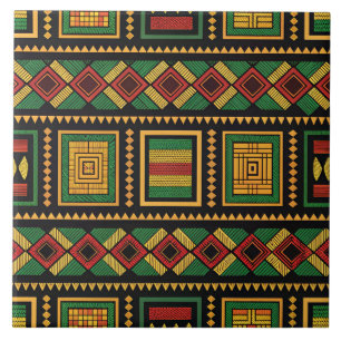 Azulejo Cerámico Tribal Africano