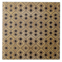 Azulejo Cerámico Tribal Africano BaKuba