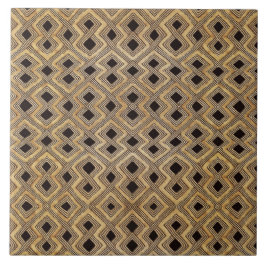 Azulejo Cerámico Tribal Africano BaKuba
