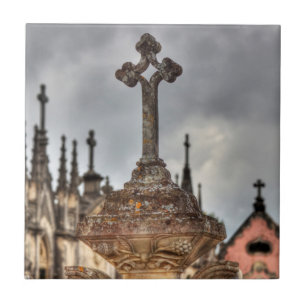 Azulejo Cerco de la cruz del cementerio, Portugal