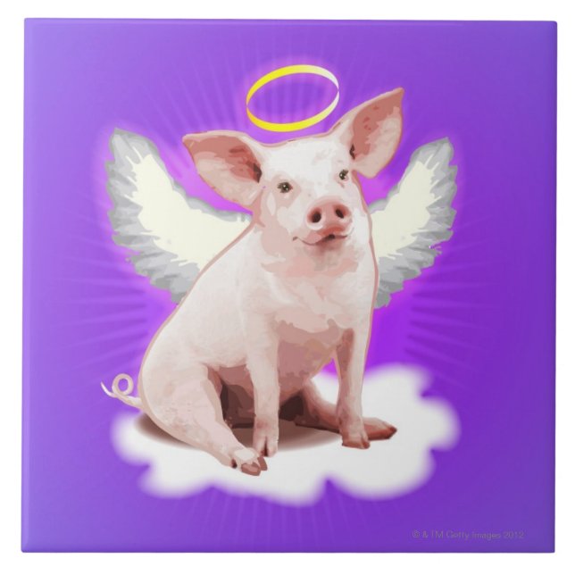 Azulejo Cerdo del ángel (Frente)