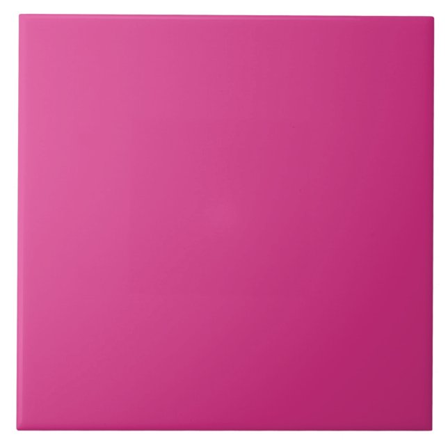 Azulejo Cerise Bright Fuchsia Ptil rosa (Frente)