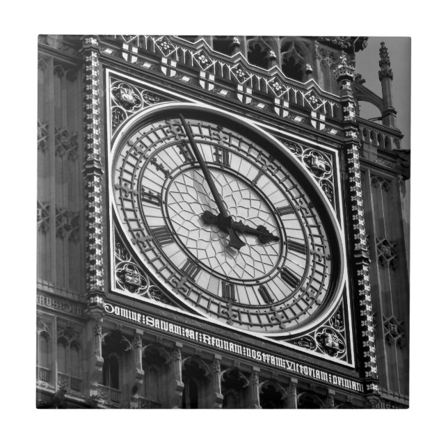 Azulejo Cerrar Big Ben Clock Tower Travel Europe (Frente)