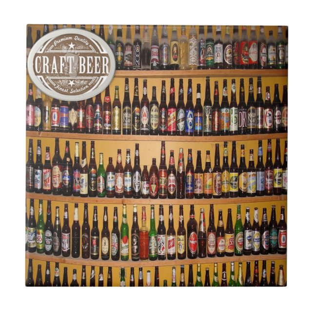 Azulejo Cerveza de mosaico cerámica (Frente)