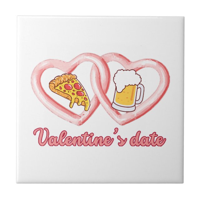 Azulejo Cerveza de San Valentín (Frente)