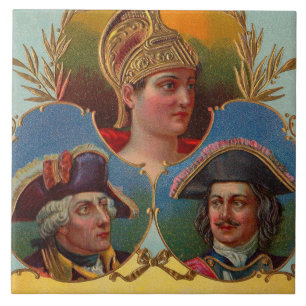 Azulejo César - Kaiser - Marca de la etiqueta de la caja d