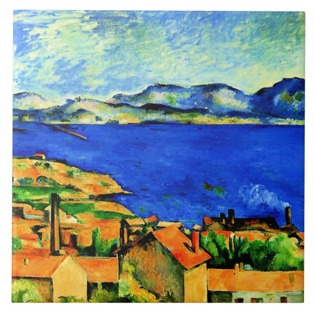 Azulejo Cezanne - Gulf of Marseille (Frente)