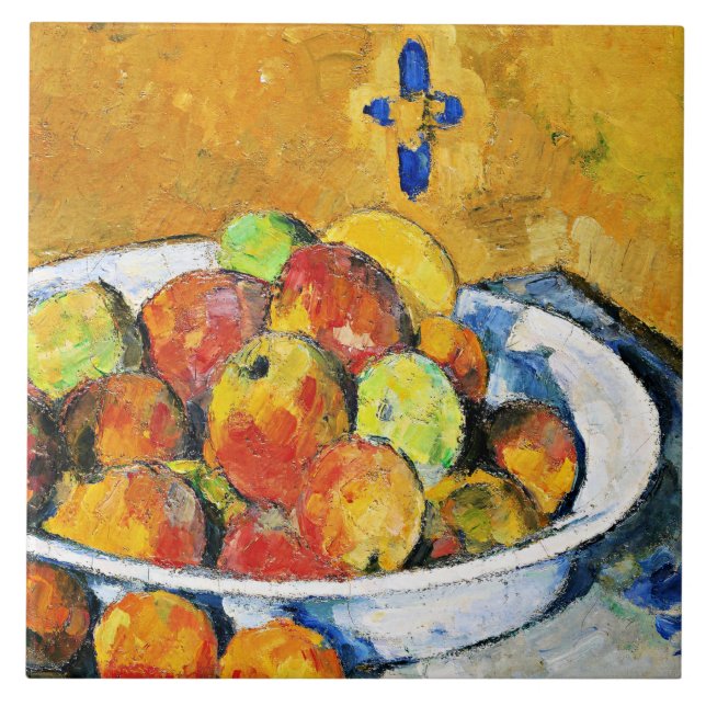 Azulejo Cezanne - The Plate of Apples (Frente)