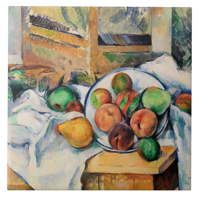 Azulejo Cezanne - Una mesa de esquina (Frente)