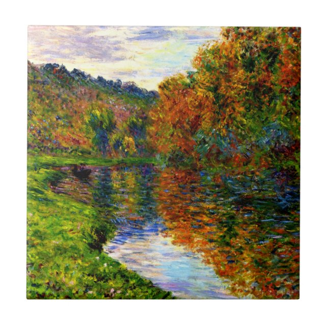 Azulejo Cezannne - Brazo de Jeufosse, otoño, (Frente)