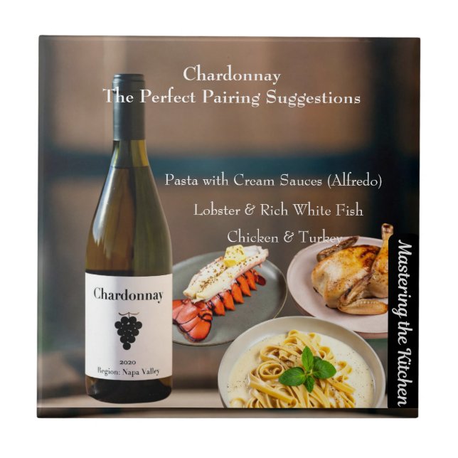 Azulejo Chardonnay Wine Pairing/Mastering the Kitchen (Frente)